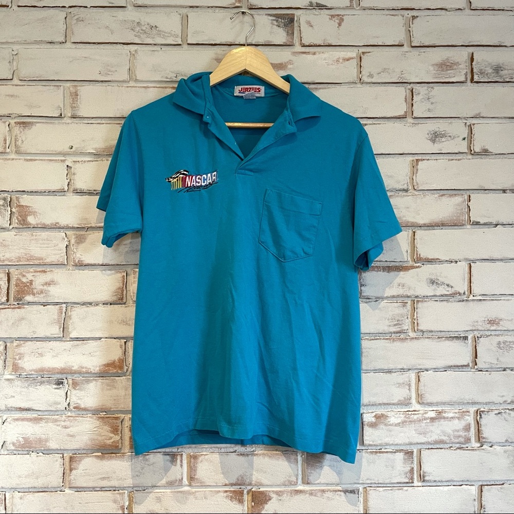 NASCAR racing polo with pocket vintage 80s - Picture 1 of 5